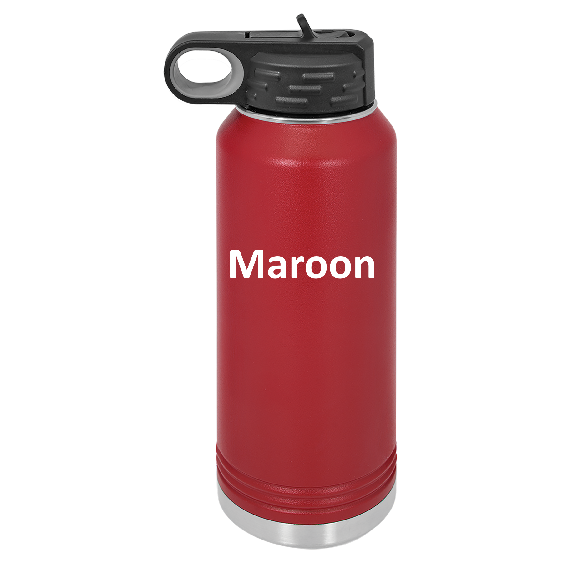 Maroon 40oz Water Bottle