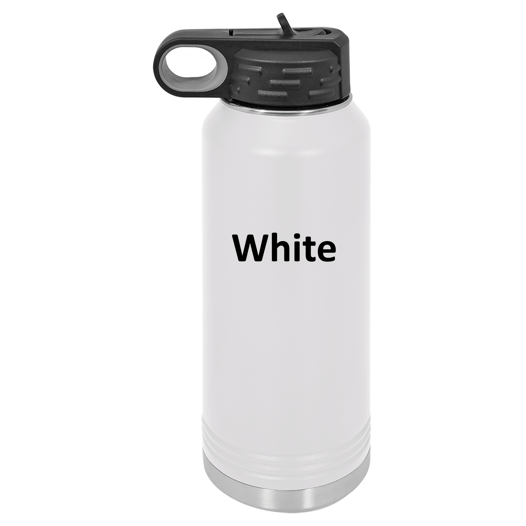 White 32oz Water Bottle