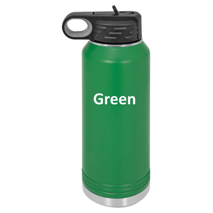 Green 32oz Water Bottle